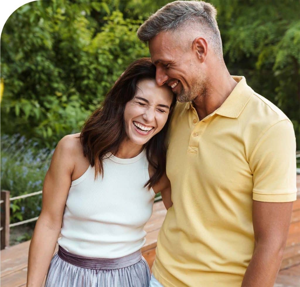 Gelukkig koppel begeleid door Soulmate4Life